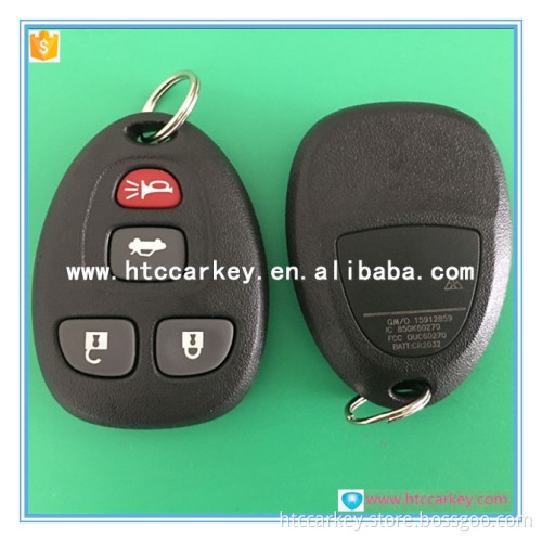 trade assurance auto key 4 button remote control with 315Mhz for gmc car key